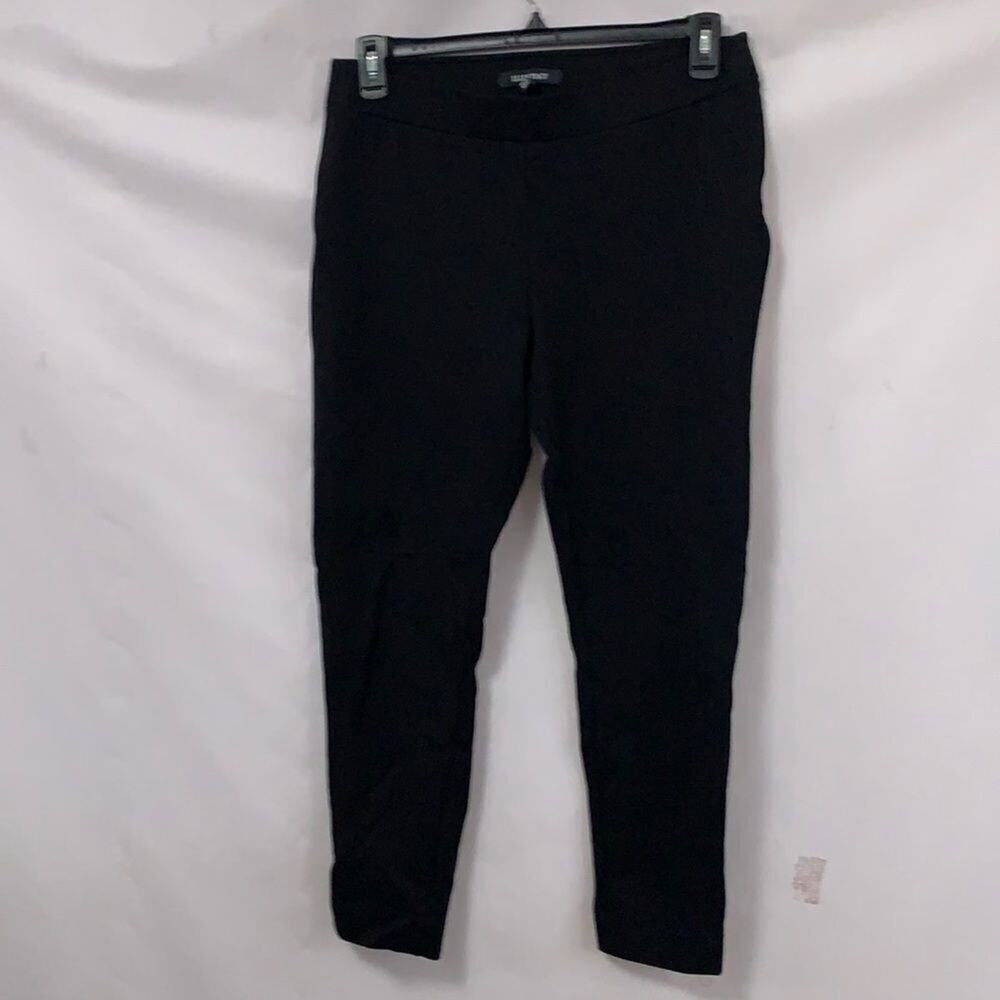 ELLEN TRACY ACTIVE LEGGINGS SPANDEX BLACK HEAVY PANTS SIZE L